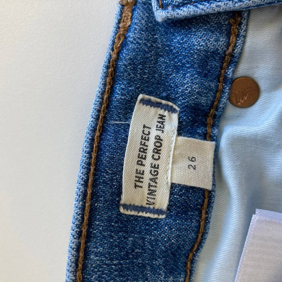 Madewell The Perfect Vintage Crop Jean in Sandford Wash: - Picture 11 of 15